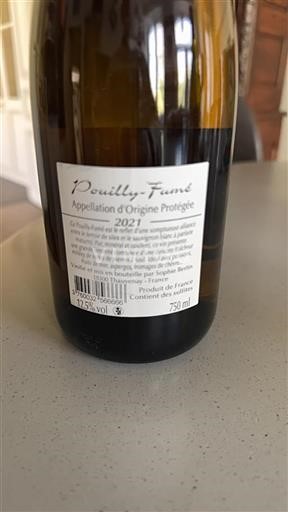 Valle della Loira Pouilly-fumé Sophie Bertin 2021