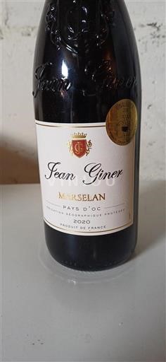 Linguadoca e Rossiglione Paese d'Oc Jean Giner Marselan 2020