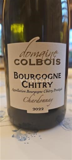 Bourgogne Ikke specificeret Domaine Colbois 2022