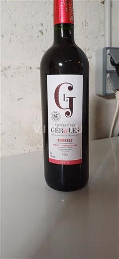 Jihozápad Bergerac Château Les Gérales Fruité 2020