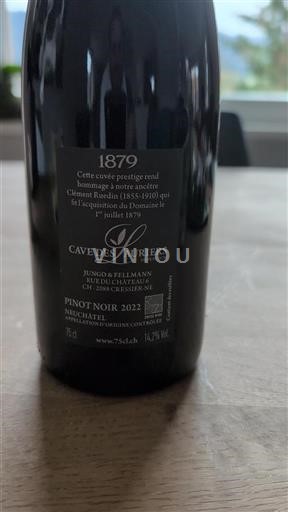 Neuenburg Neuchâtel AOC Cave Des Lauriers 1879 2022
