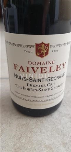 Burgundsko Nuits-saint-georges Premier Cru Domaine Faiveley Les Porêts-Saint-Georges 2020