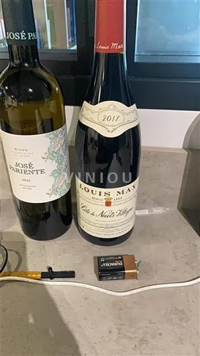 Bourgogne Côte de nuits villages Grand Cru Louis Max 2017