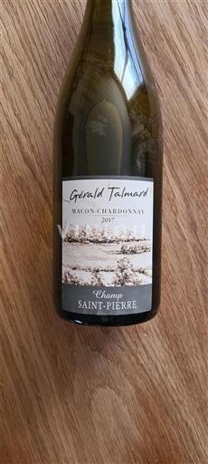 Bourgogne Mâcon et mâcon-villages Domaine Gérald Talmard Champ Saint-Pierre 2017