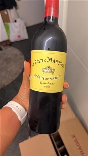 Vin Rouge sec La Petite Marquise Clos du Marquis 2018 France Bordeaux Saint-Julien AOC