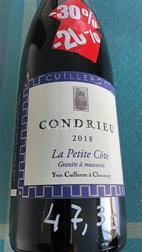 Valle del Rodano Condrieu Yves Cuilleron La Petite Côte 2018