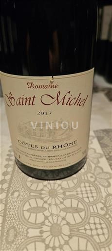 Vallée du Rhône Côtes-du-rhône Domaine Saint Michel 2017