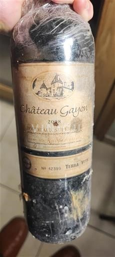 Bordeaux Bordeaux Supérieur Château Gayon 2008