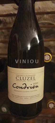 Vallée du Rhône Condrieu Vincent & Alexandre Cluzel 2023