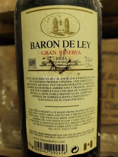 Rioja Baron De Ley Gran Reserva Ohne Jahrgang