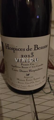 Borgogna Beaune Premier Cru Hospices De Beaune Dames Hospitalières 2013