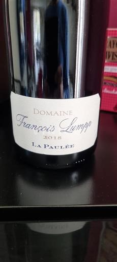 Borgonha Givry Premier Cru Domaine Francois Lumpp La Paulée 2018