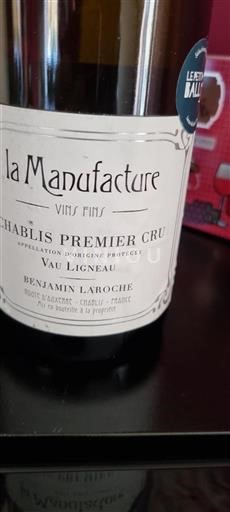 Bourgogne Chablis Premier Cru Premier Cru La Manufacture Vau Ligneau Ikke årgangsbestemt