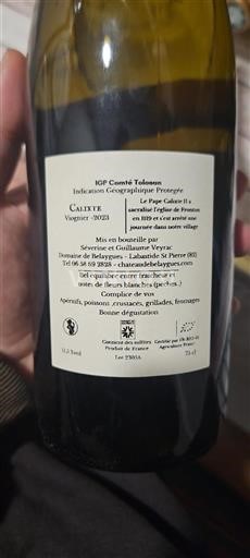 South West Comté Tolosan Domaine Belaygues Calixthe 2023