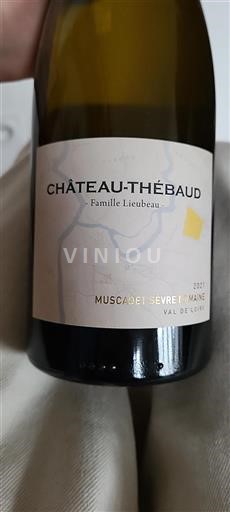 Vallée de la Loire Muscadet-sèvre-et-maine Château Thébaud 2021