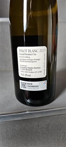 Mosella lussemburghese Non specificato Grand Premier Cru Mathis Bastian 2023