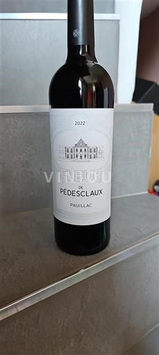 Bordeaux Pauillac Château Pedesclaux Fleur de Pédesclaux 2022