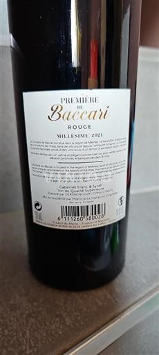 Meknès Non specificato Domaine Baccari Première 2021