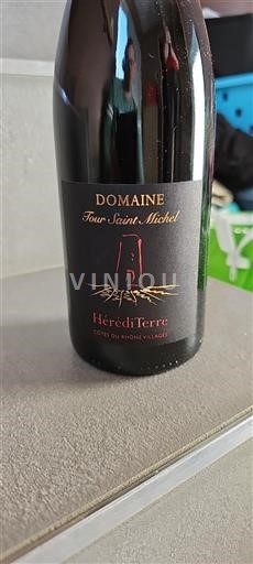 Rhône-dalen Côtes-du-Rhône-Villages Domaine Tour Saintmichel Hérédi'Terre 2019