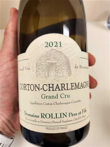 Burgundsko Corton-Charlemagne Grand Cru Domaine Rollin Père Et Fils 2021