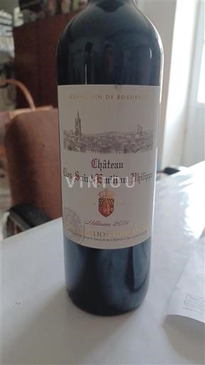 Bordeaux Saint-Émilion Grand Cru Clos Saint Emilion Philippe 2014