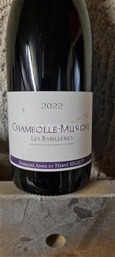 Burgund Chambolle-Musigny Domaine Anne Et Hervé Sigaut Les Babières 2022