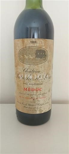 Bordeaux Médoc Cru Bourgeois Château Patache Aux 1983
