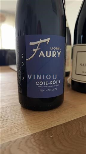 Rhône-dalen Côte-rôtie Lionel Faury Reviniscence 2018