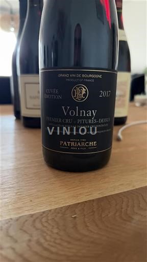Bourgogne Volnay Premier Cru Patriarche Père & Fils %c3%89motion 2017