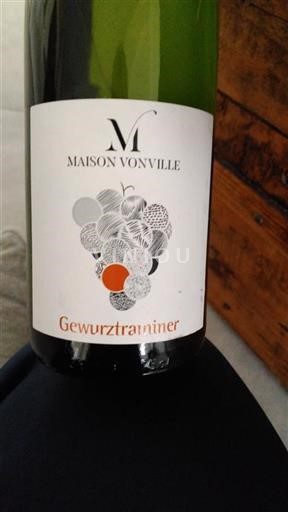 Vin Blanc sec Gewurztraminer Maison Vonville Non millésimé France Alsace
