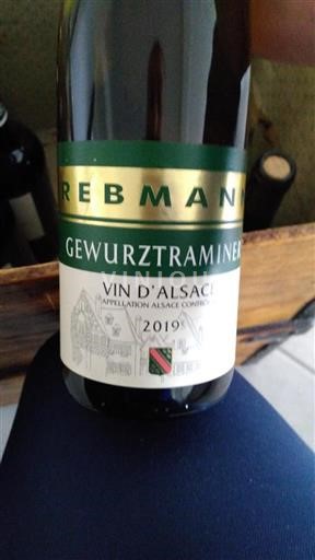Alsasko Nespecifikováno Rebmann Gewurztraminer 2019