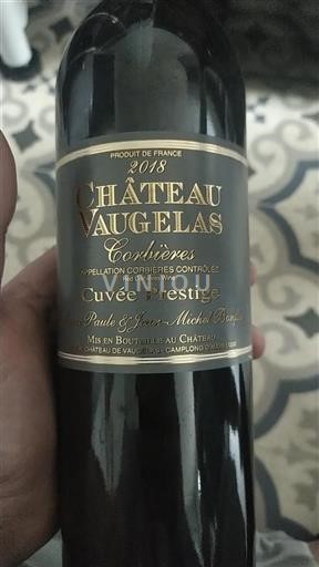 Languedoc Corbières Château Vaugelas Prestige 2018