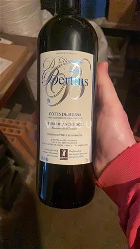 Sud-Ovest Côtes-de-duras Domaine Les Bertins Terre Blanche 2022