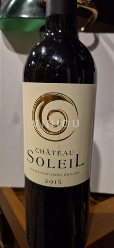 Bordeaux Puisseguin-saint-émilion Château Soleil 2015