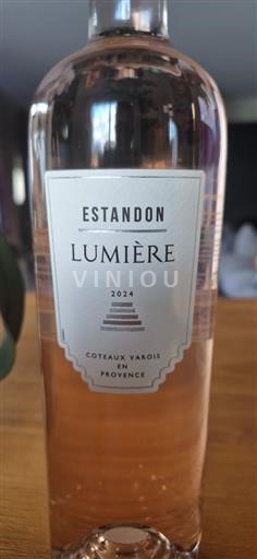 Vin Rosé sec Lumière Estandon 2024 France Provence Coteaux Varois en Provence