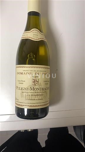 Burgundi Puligny-montrachet Domaine Palais Les Houillères 2022