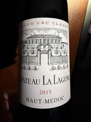 Bordeaux Haut-Médoc Grand Cru Château La Lagune 2015