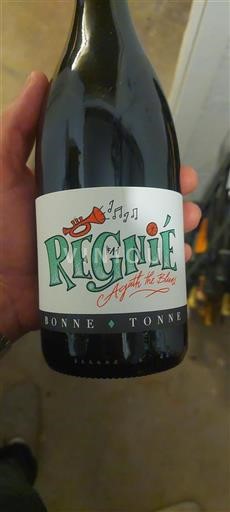 Vin Rouge sec Agathe the Blues Bonne Tonne 2023 France Beaujolais Régnié