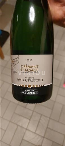 Alsácia Crémant da Alsácia Cave De Beblenheim Oscar Truschel Réserve Não Sazonado