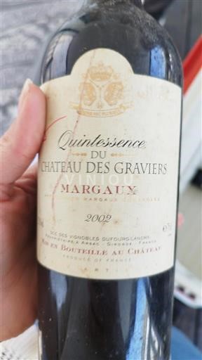 Bordéus Margaux Château Des Graviers Quintessence 2002