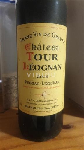 Burdeos Pessac-Léognan Château La Tour Léognan 2008