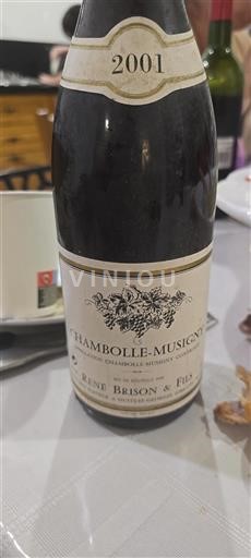 Borgogna Chambolle-Musigny Grand Cru René Brison & Fils 2001