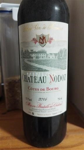 Bordeaux Côtes-de-bourg Château Nodot 2016