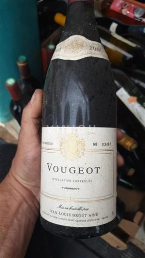 Burgundija Vougeot Grand Cru Jeanlouis Drouot Aîné Prestige 2000