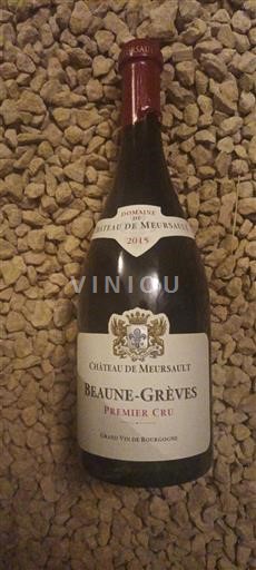 Bourgondië Beaune Premier Cru Château Meursault Beaune-Grèves 2015
