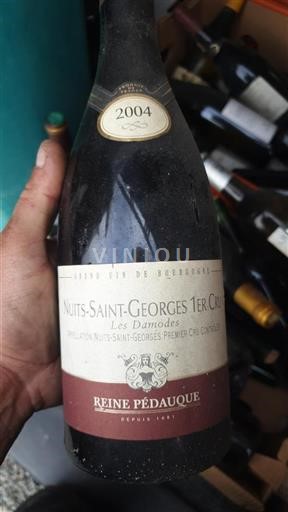 Vin Rouge sec Les Damodes Reine Pédauque 2004 France Bourgogne Premier Cru