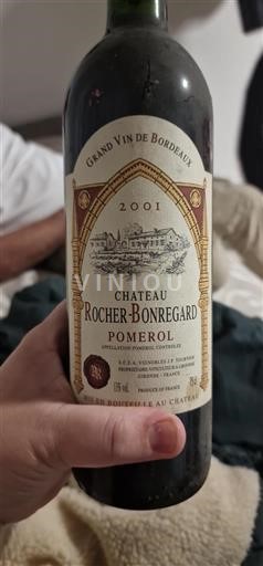 Bordeaux Pomerol Château Rocherbonregard 2001