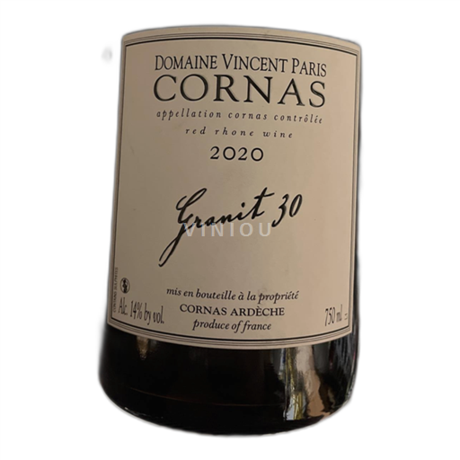 Údolí Rhôny Cornas Domaine Vincent Paris Granit 30 2020
