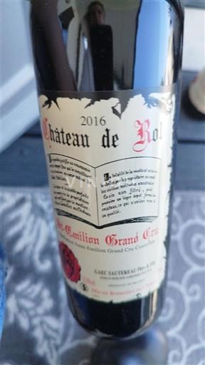 Bordeaux Saint-Émilion Grand Cru Grand Cru Château Roî 2016