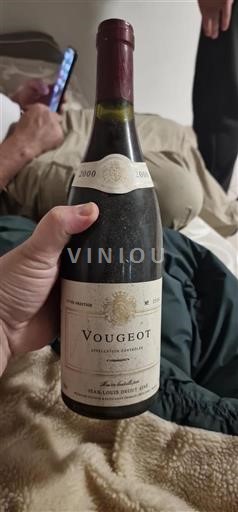 Burgundy Vougeot Jeanlouis Drouot Aîné Prestige 2000
